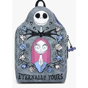 NEW Loungefly Nightmare Before Christmas "Eternally Yours" Jack & Sally Backpack